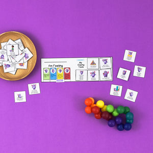 Coping Tools Individual Desk Labels for Emotional Regulation - Your Teacher's Pet Creature