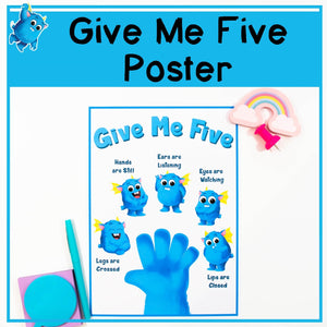 Give Me Five Poster - Your Teacher's Pet Creature