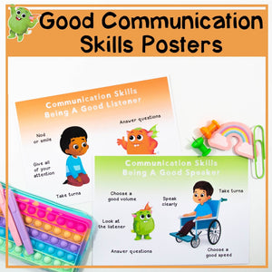 Good Communication Skills Posters - Your Teacher's Pet Creature