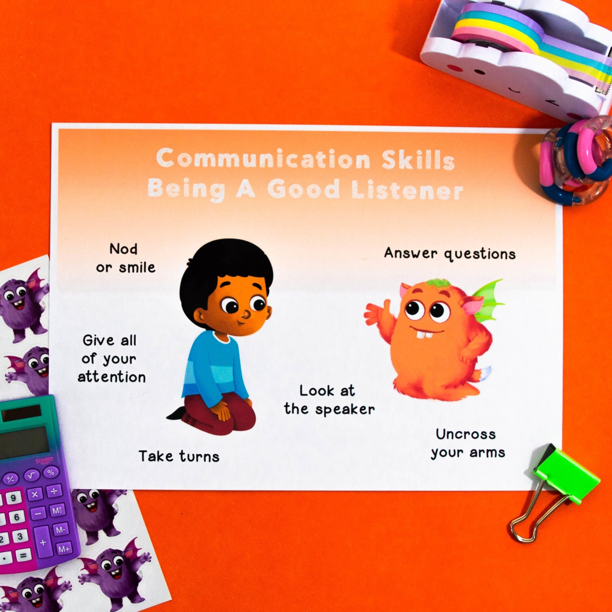 Good Communication Skills Posters - Your Teacher's Pet Creature