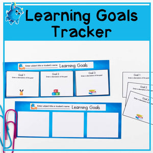 Learning Goals Tracker - Your Teacher's Pet Creature