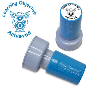 Learning Objective Achieved - Pre Inked Teacher Stamp - Your Teacher's Pet Creature