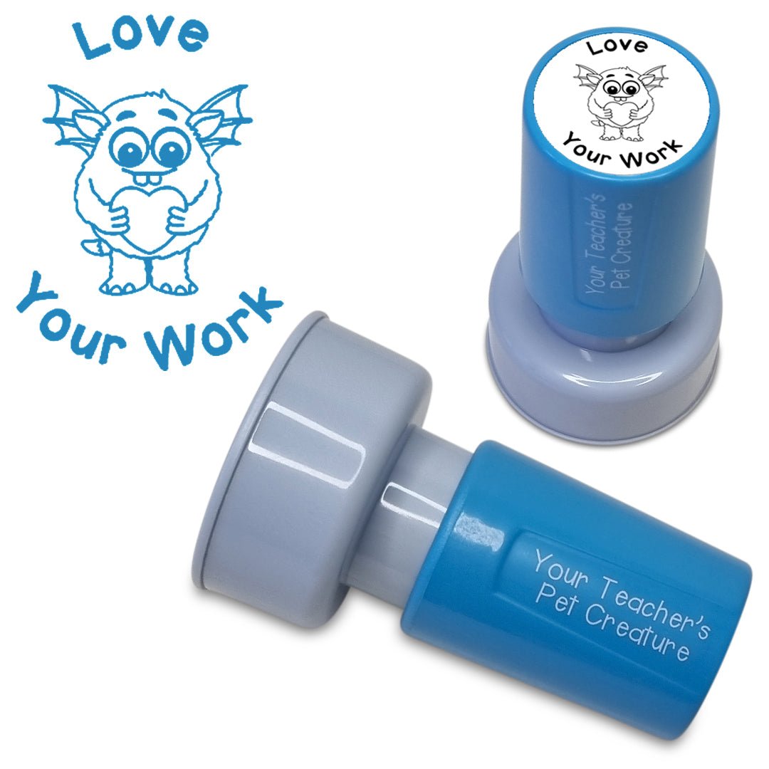 Love Your Work - Pre Inked Teacher Stamp - Your Teacher's Pet Creature