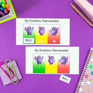 My Emotions Thermometer - Your Teacher's Pet Creature