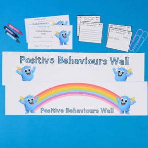 Positive Behaviours Wall - Banner, Certificate and Nomination Slip - Your Teacher's Pet Creature