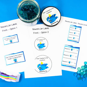 Printable Reward Jar Labels - Easy Markers to Track Class Behaviour & Rewards - Your Teacher's Pet Creature