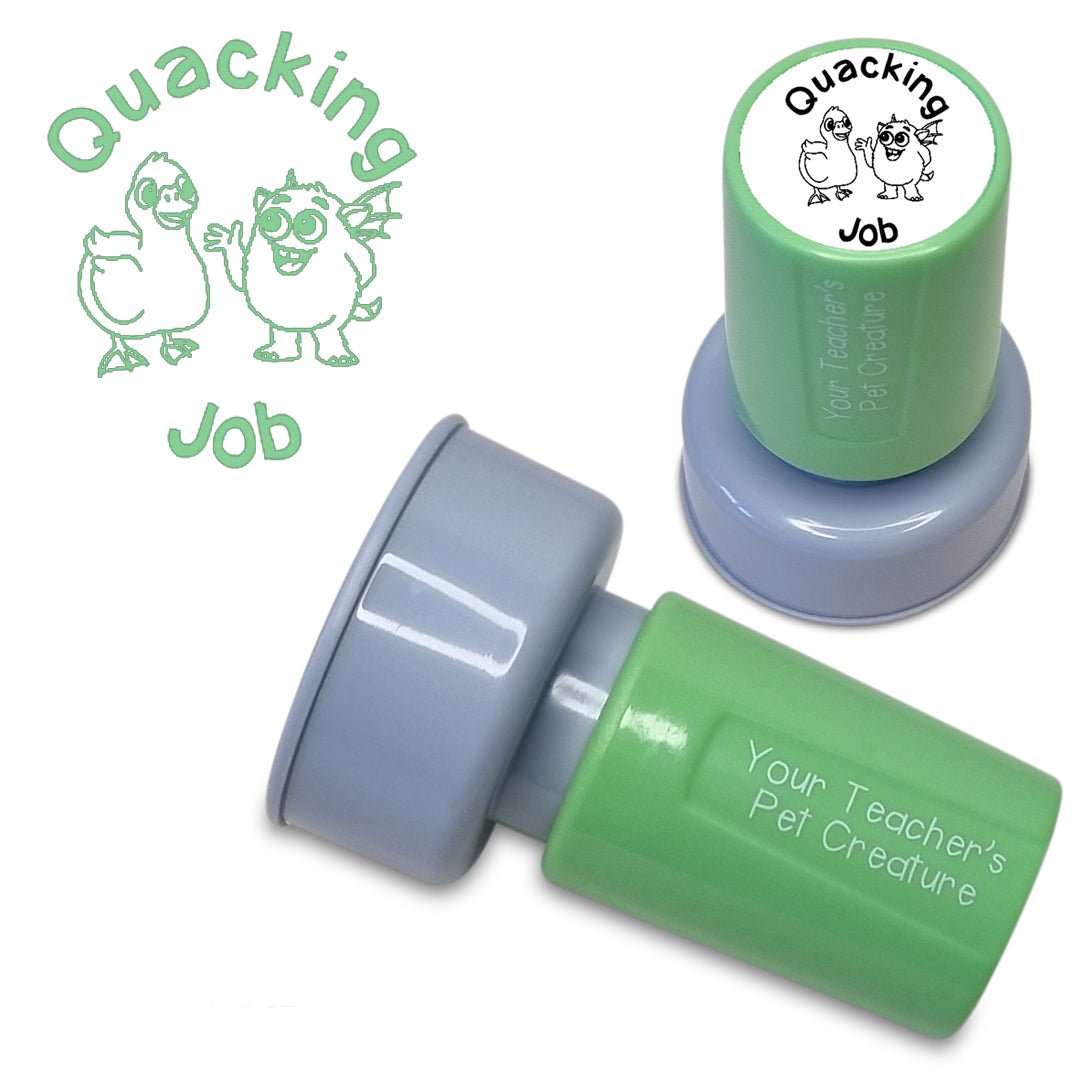 Quacking Job - Pre Inked Teacher Stamp - Your Teacher's Pet Creature