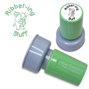 Ribbet-ing Stuff - Pre Inked Teacher Stamp - Your Teacher's Pet Creature