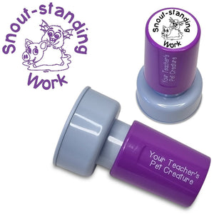 Snout-standing Work - Pre Inked Teacher Stamp - Your Teacher's Pet Creature