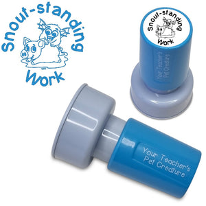 Snout-standing Work - Pre Inked Teacher Stamp - Your Teacher's Pet Creature