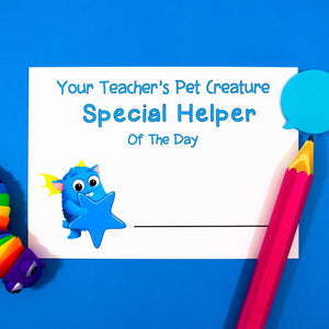 Star Student Pack - Poster, Certificate and Nomination Form - Your Teacher's Pet Creature