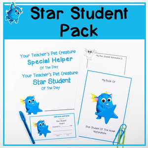 Star Student Pack - Poster, Certificate and Nomination Form - Your Teacher's Pet Creature