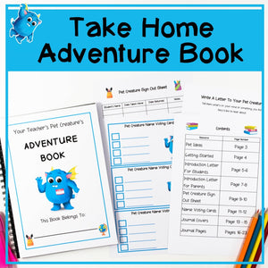 Take-Home Adventure Pack - Blue - Your Teacher's Pet Creature