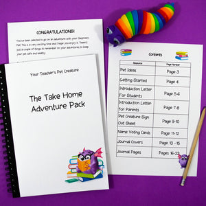 Take Home Adventure Pack - Purple - Your Teacher's Pet Creature