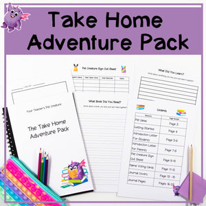 Take Home Adventure Pack - Purple - Your Teacher's Pet Creature