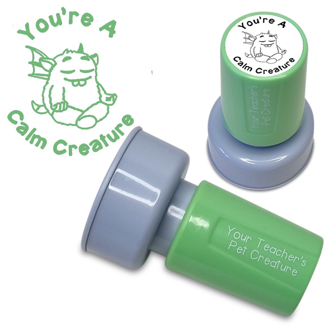 You're A Calm Creature - Pre Inked Teacher Stamp - Your Teacher's Pet Creature