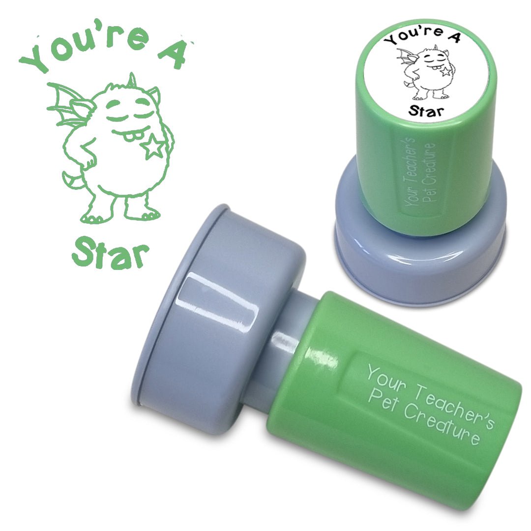 You're A Star - Pre Inked Teacher Stamp - Your Teacher's Pet Creature
