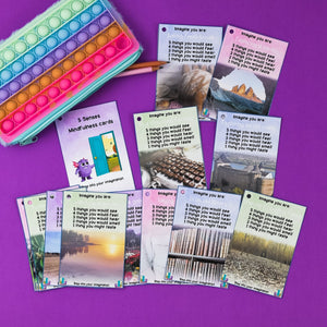 Zoom In On Your Senses Meditation Cards - Your Teacher's Pet Creature